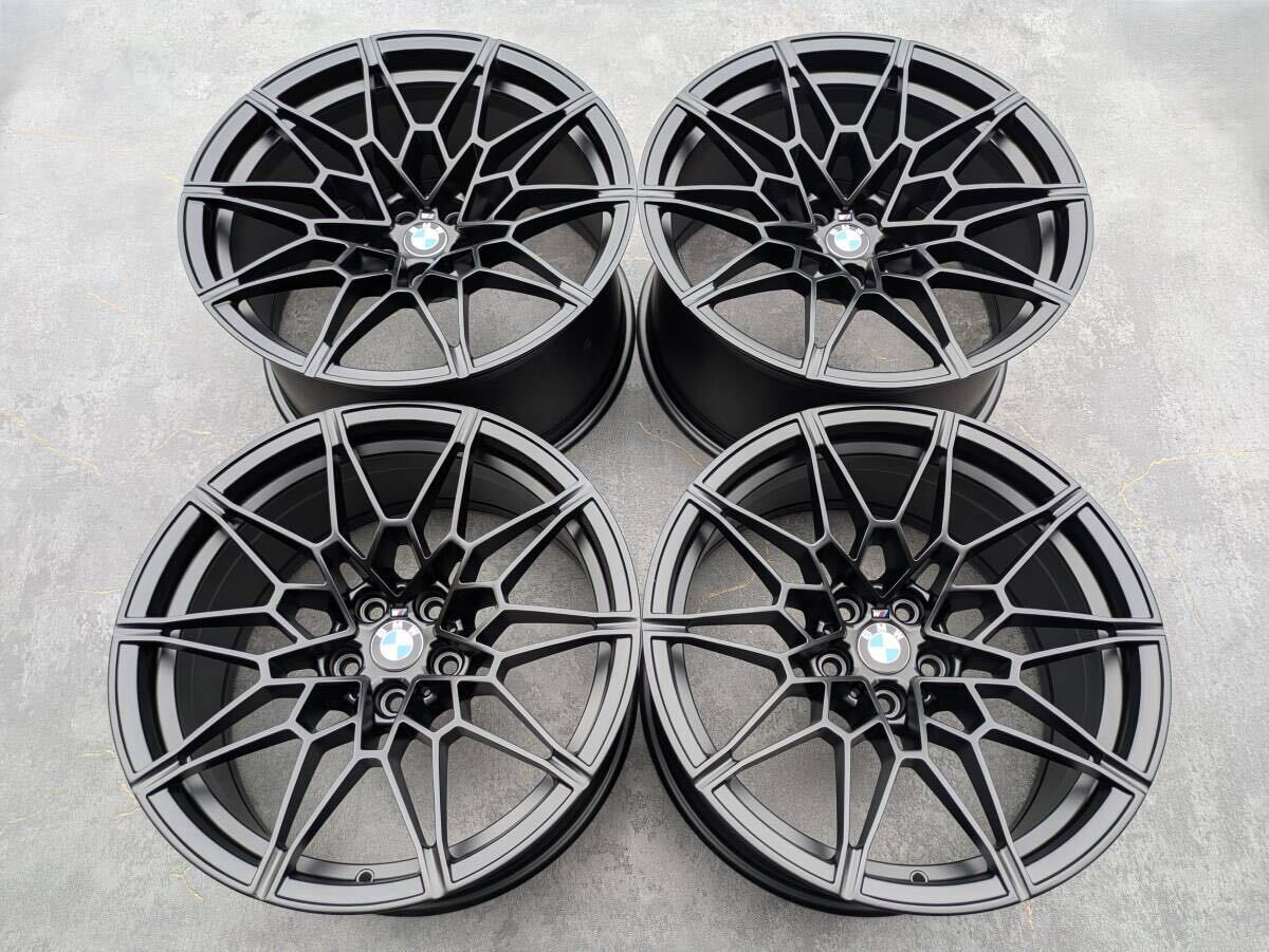 BMW G80 G82 M3 M4 ダブルスポーク スタイリング 826M 鍛造 純正 19インチ 9.5J +20 / 20インチ 10.5J +20 PCD112 サテンブラック 4本