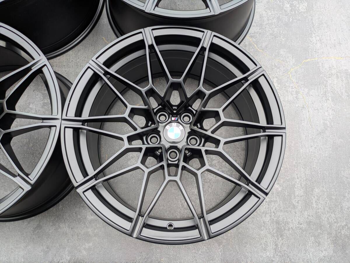 BMW G80 G82 M3 M4 ダブルスポーク スタイリング 826M 鍛造 純正 19インチ 9.5J +20 / 20インチ 10.5J +20 PCD112 サテンブラック 4本