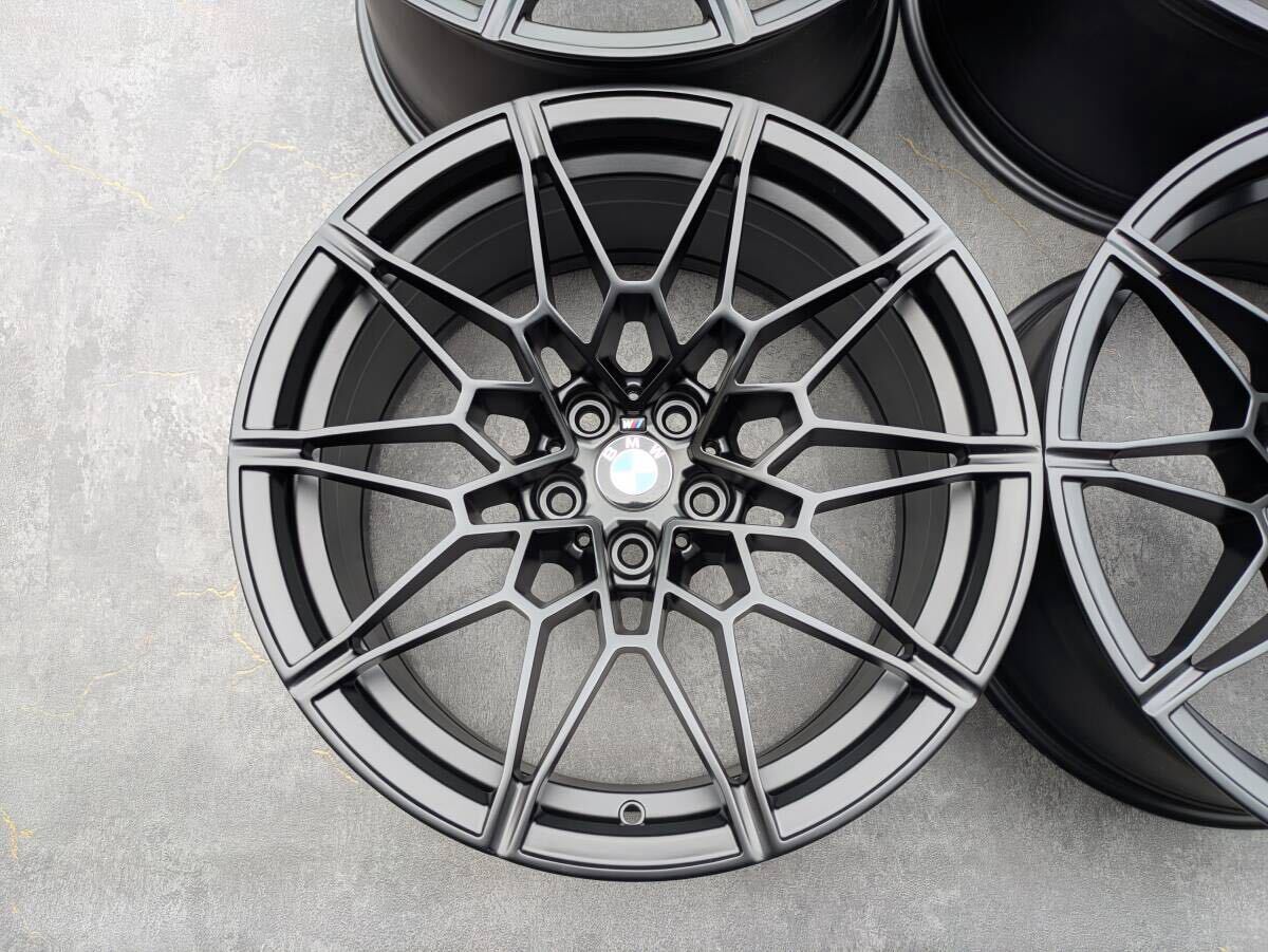 BMW G80 G82 M3 M4 ダブルスポーク スタイリング 826M 鍛造 純正 19インチ 9.5J +20 / 20インチ 10.5J +20 PCD112 サテンブラック 4本