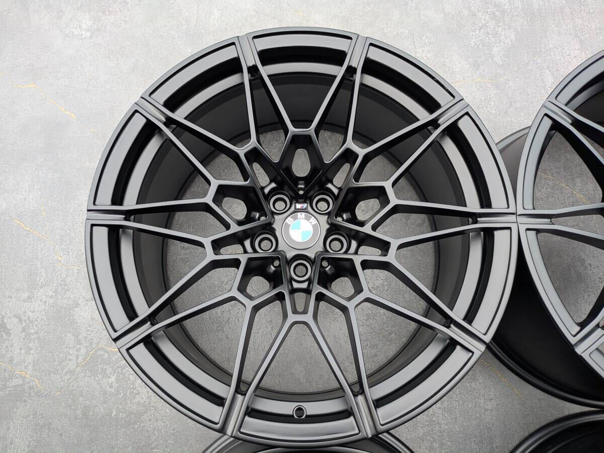 BMW G80 G82 M3 M4 ダブルスポーク スタイリング 826M 鍛造 純正 19インチ 9.5J +20 / 20インチ 10.5J +20 PCD112 サテンブラック 4本