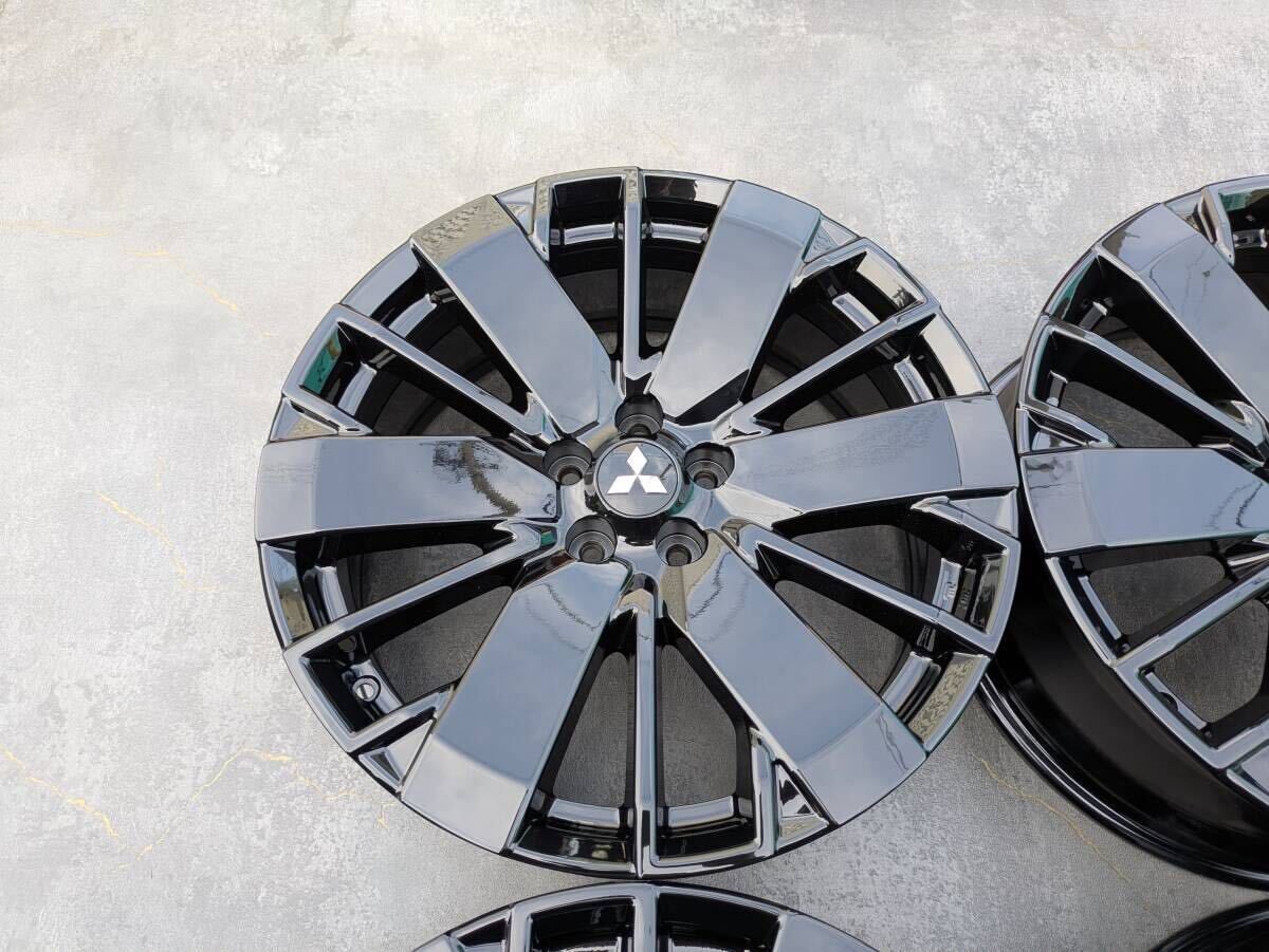ミツビシ アウトランダー PHEV GN0W 純正 20インチ 8J +35 PCD114.3 グロスブラック 4本