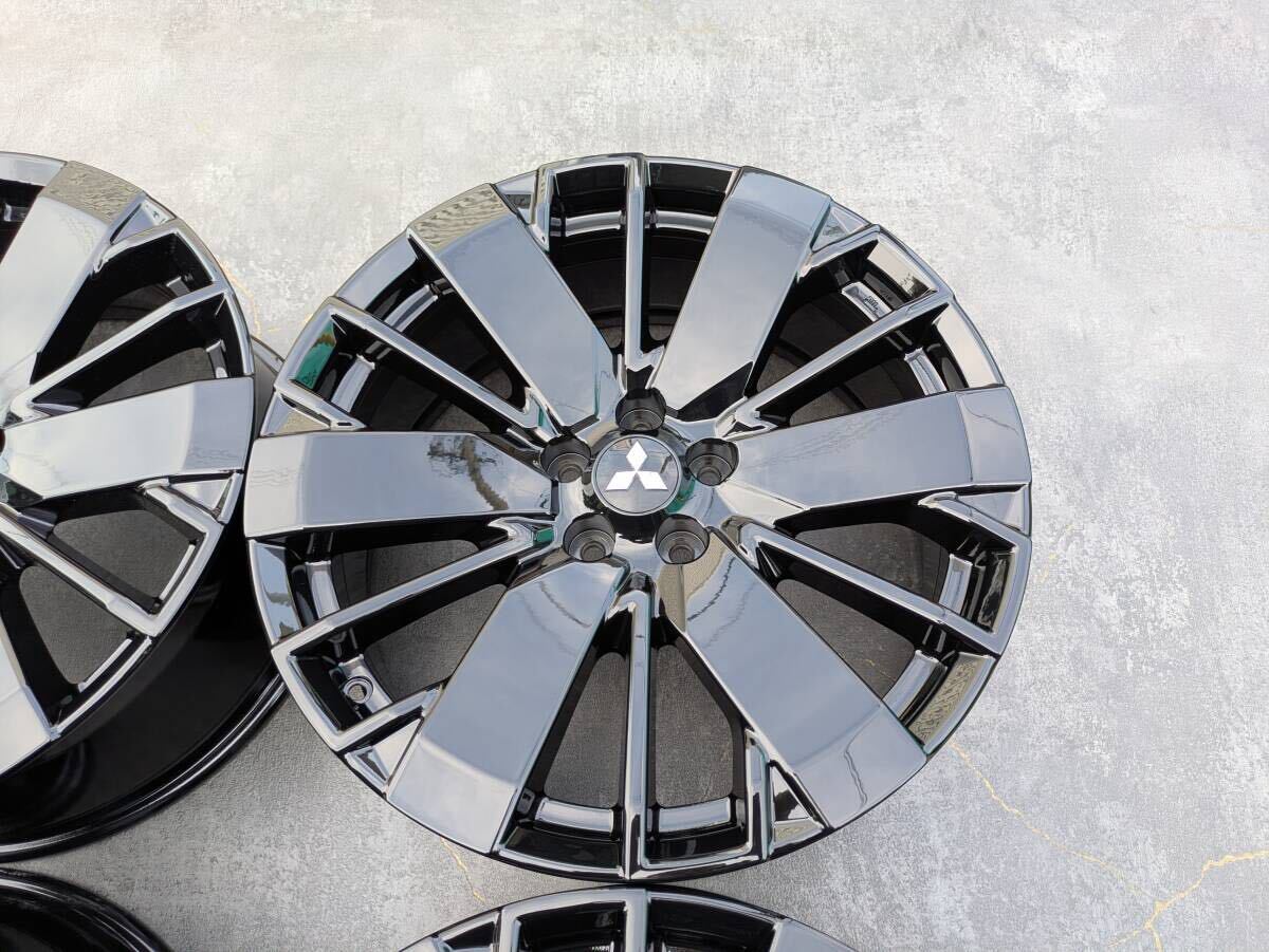 ミツビシ アウトランダー PHEV GN0W 純正 20インチ 8J +35 PCD114.3 グロスブラック 4本