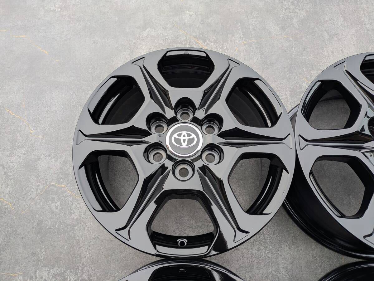 トヨタ ランドクルーザー ランクル 300 GRスポーツ 純正 18インチ 7.5J +60 PCD139.7 グロスブラック 4本