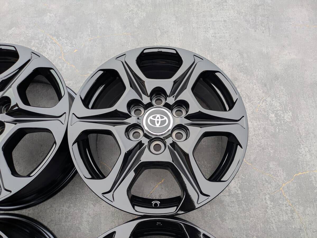 トヨタ ランドクルーザー ランクル 300 GRスポーツ 純正 18インチ 7.5J +60 PCD139.7 グロスブラック 4本