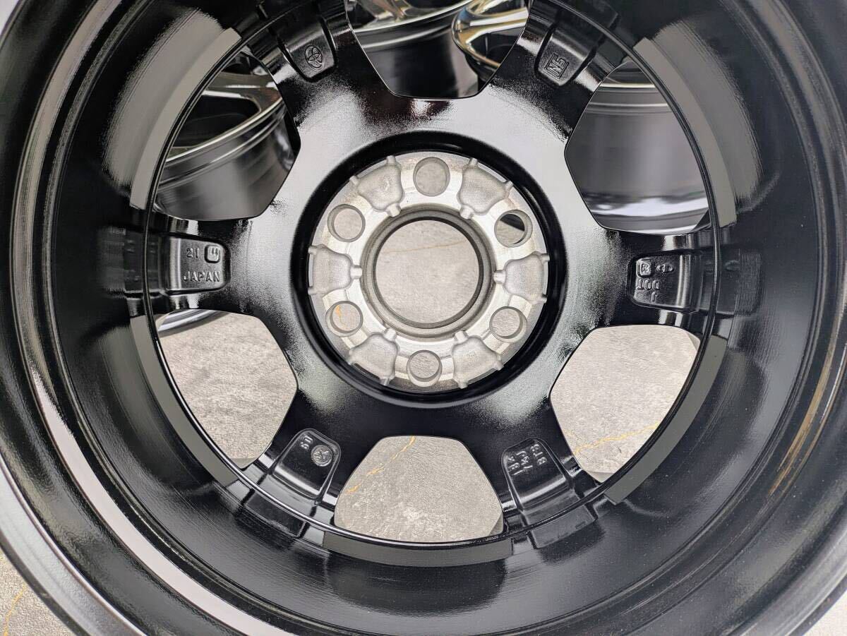 トヨタ ランドクルーザー ランクル 300 GRスポーツ 純正 18インチ 7.5J +60 PCD139.7 グロスブラック 4本