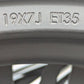 レクサス LM500h 鍛造 純正 19インチ 7J +35 PCD120 サテンブラック 4本