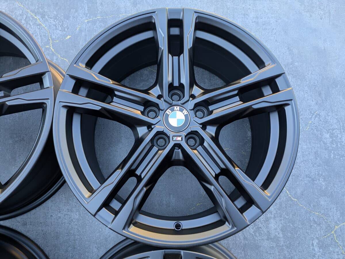 BMW F40 1シリーズ F44 2シリーズ Mスポーツ ダブルスポーク スタイリング 819M 純正 18インチ 8J +57 PCD112 サテンブラック 4本