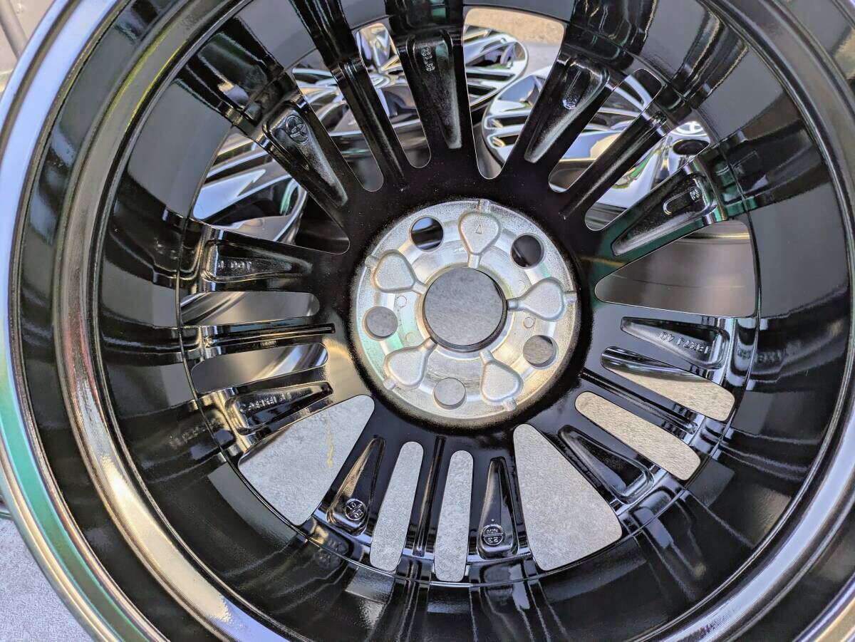 トヨタ 40系 アルファード 純正 18インチ 7J +40 PCD120 グロスブラック 4本