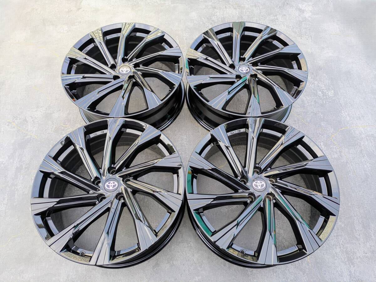 トヨタ 80系 ハリアー TRD GR PARTS ENKEI製 純正OP 20インチ 7.5J +36 PCD114.3 グロスブラック 4本
