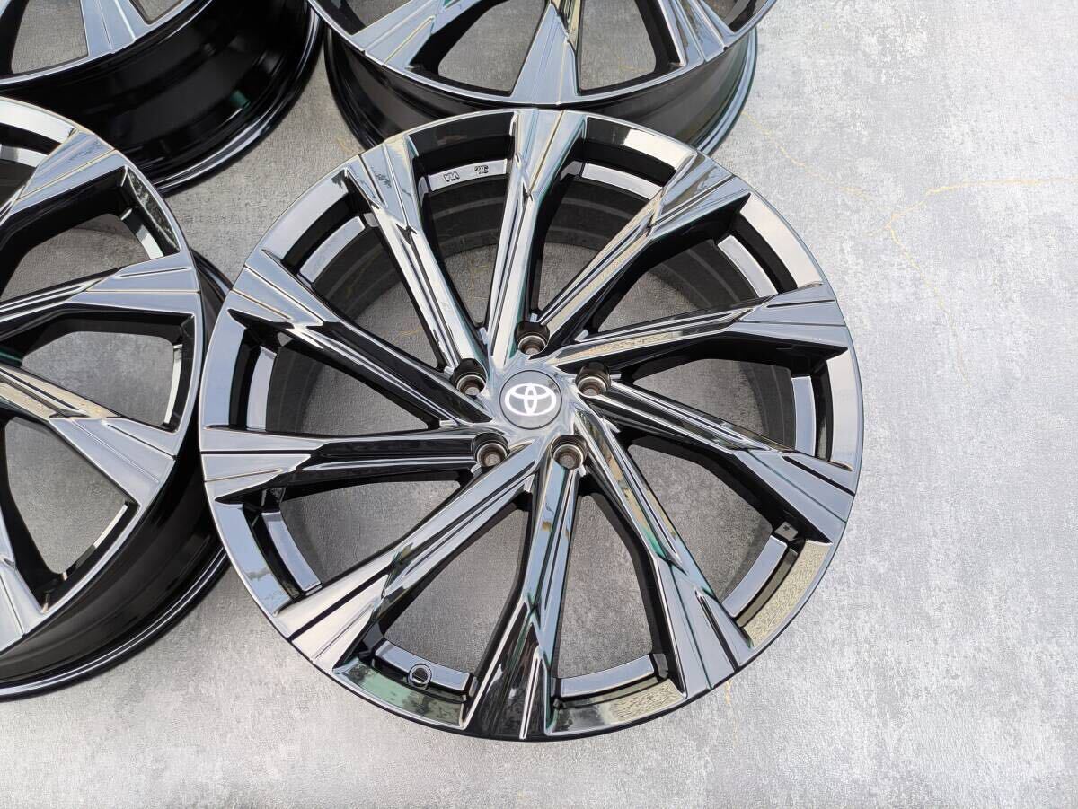 トヨタ 80系 ハリアー TRD GR PARTS ENKEI製 純正OP 20インチ 7.5J +36 PCD114.3 グロスブラック 4本