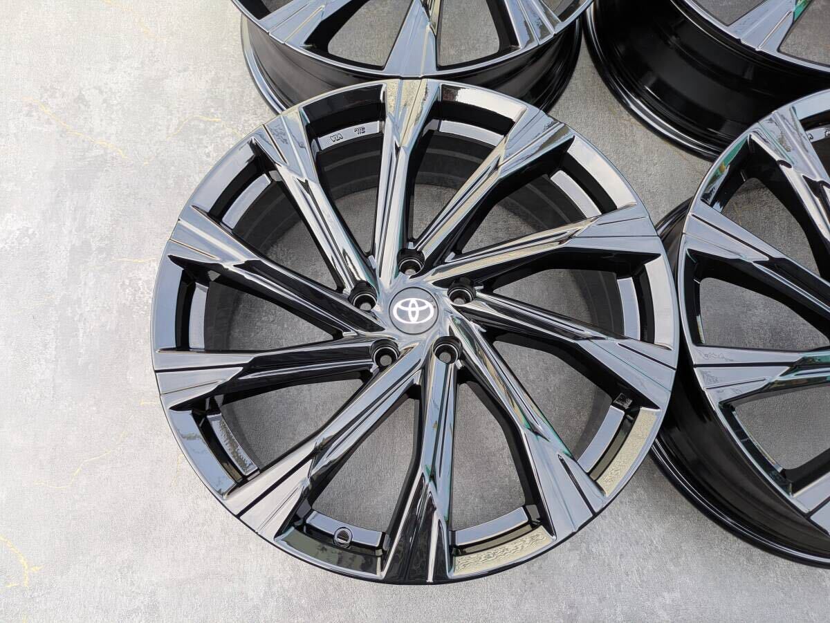 トヨタ 80系 ハリアー TRD GR PARTS ENKEI製 純正OP 20インチ 7.5J +36 PCD114.3 グロスブラック 4本