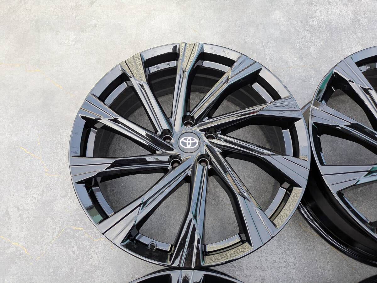 トヨタ 80系 ハリアー TRD GR PARTS ENKEI製 純正OP 20インチ 7.5J +36 PCD114.3 グロスブラック 4本