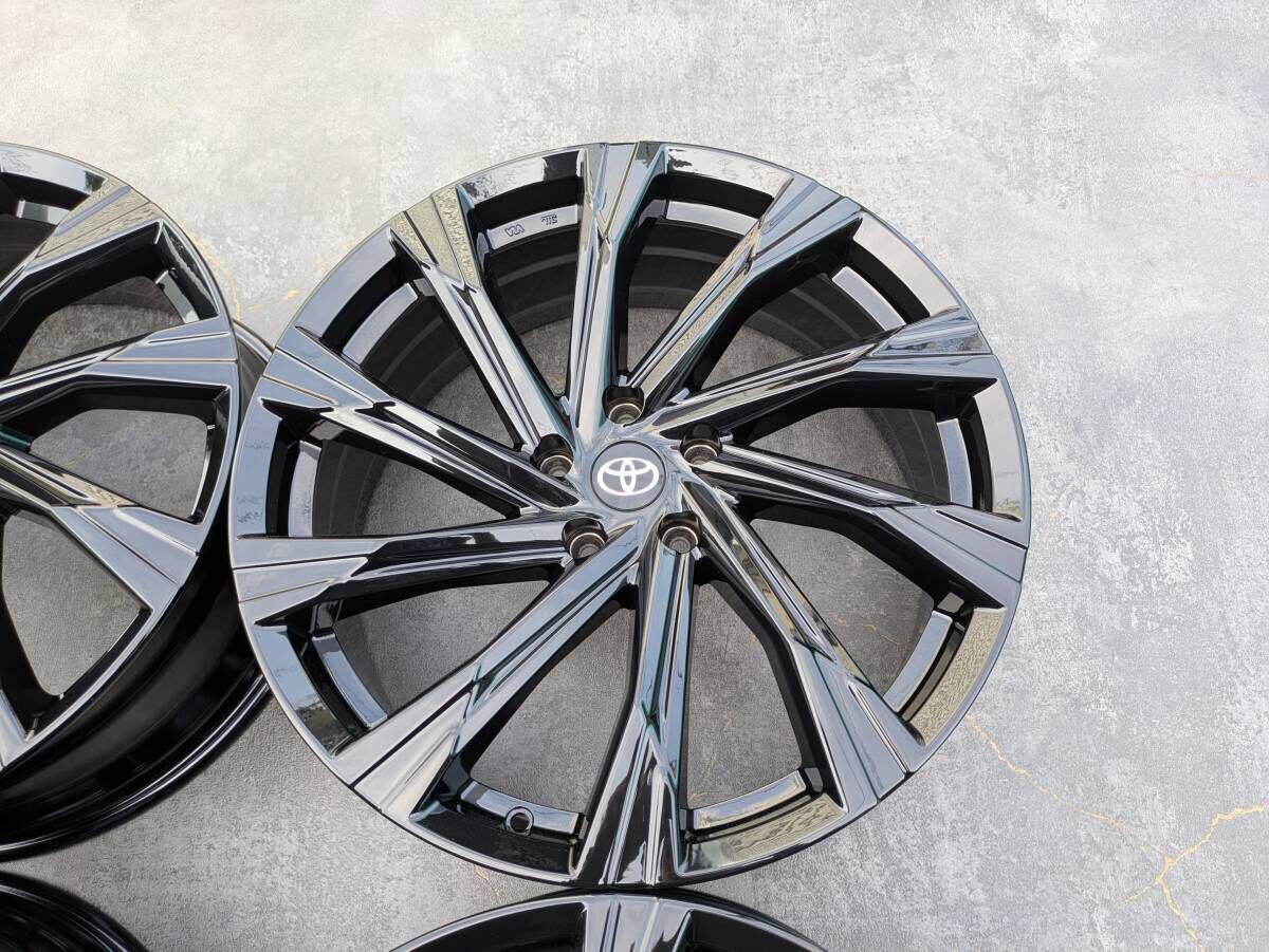 トヨタ 80系 ハリアー TRD GR PARTS ENKEI製 純正OP 20インチ 7.5J +36 PCD114.3 グロスブラック 4本