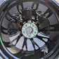 レクサス RCF RC-F BBS製 鍛造 後期 純正OP 19インチ 9J +50 / 10J +41 PCD114.3 グロスブラック 4本 ハブボルト