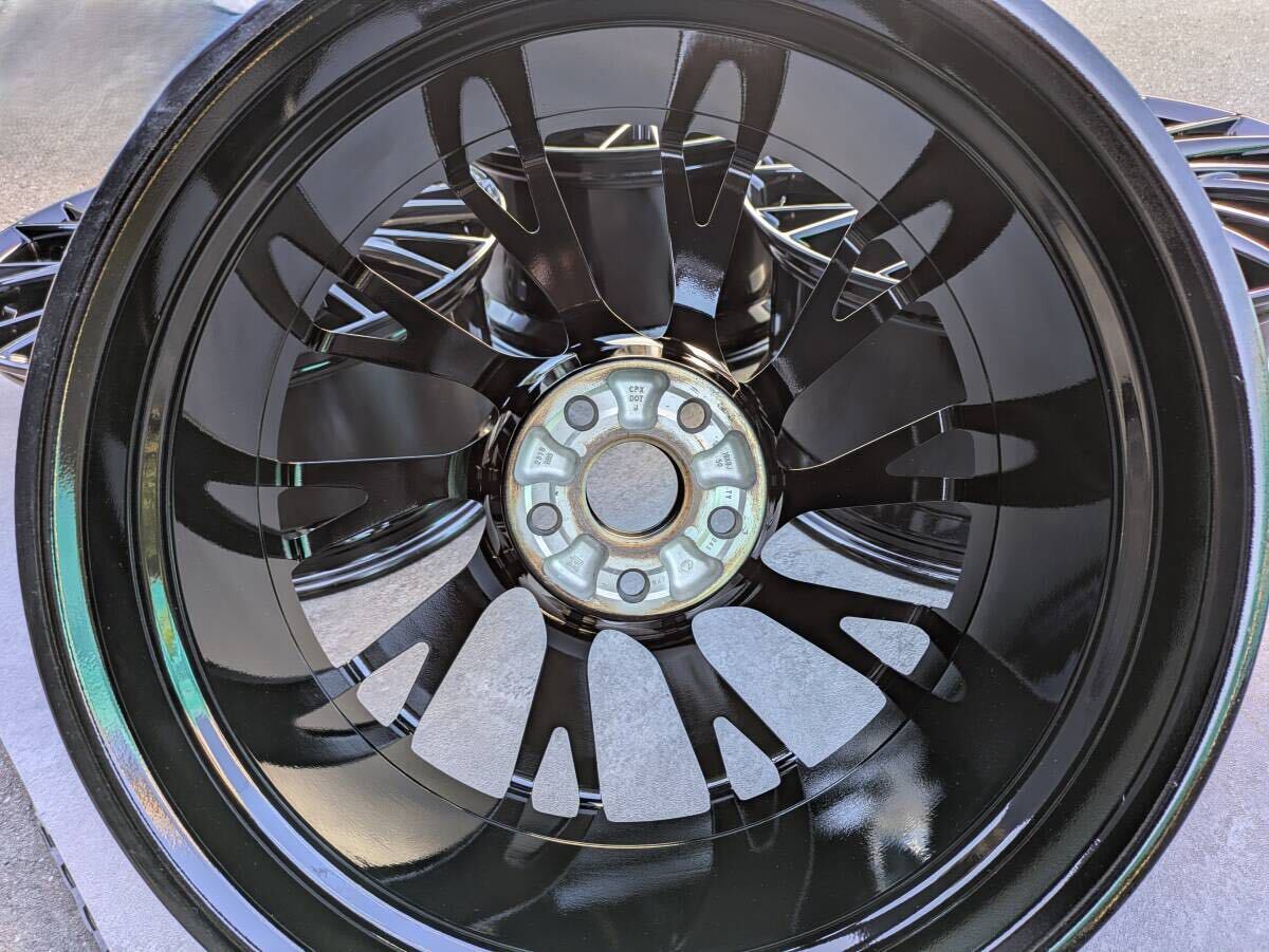 レクサス RCF RC-F BBS製 鍛造 後期 純正OP 19インチ 9J +50 / 10J +41 PCD114.3 グロスブラック 4本 ハブボルト
