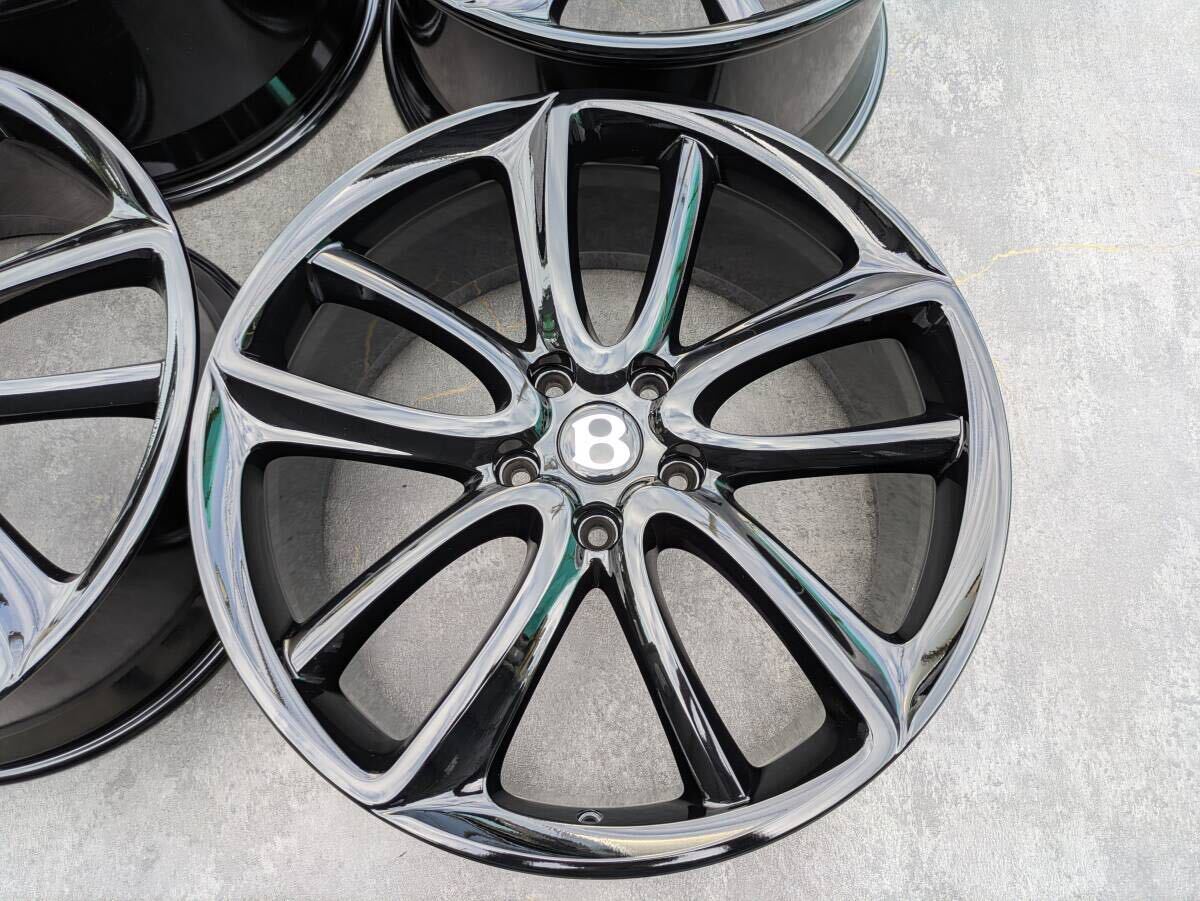 ベントレー コンチネンタル GT BBS製 鍛造 純正 22インチ 9.5J +71 / 11J +62 PCD130 グロスブラック 4本