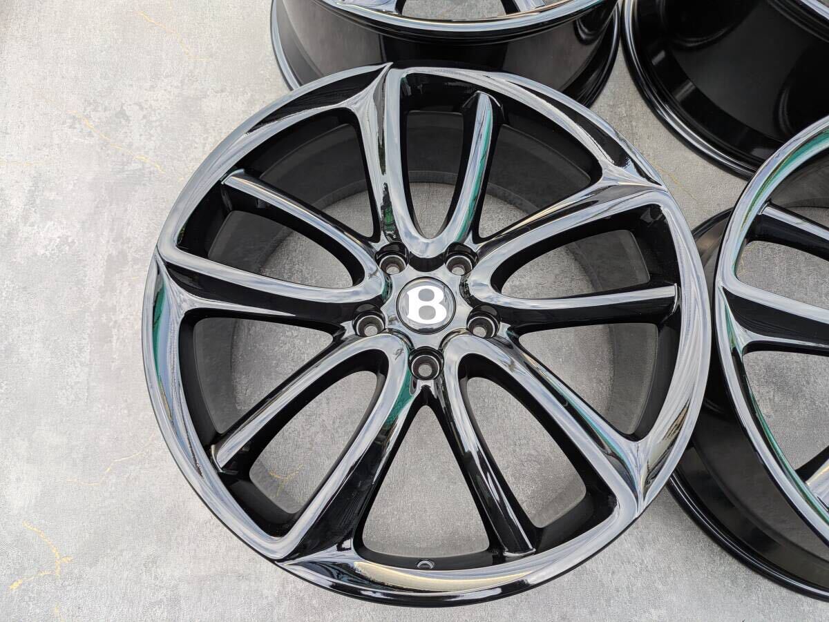 ベントレー コンチネンタル GT BBS製 鍛造 純正 22インチ 9.5J +71 / 11J +62 PCD130 グロスブラック 4本