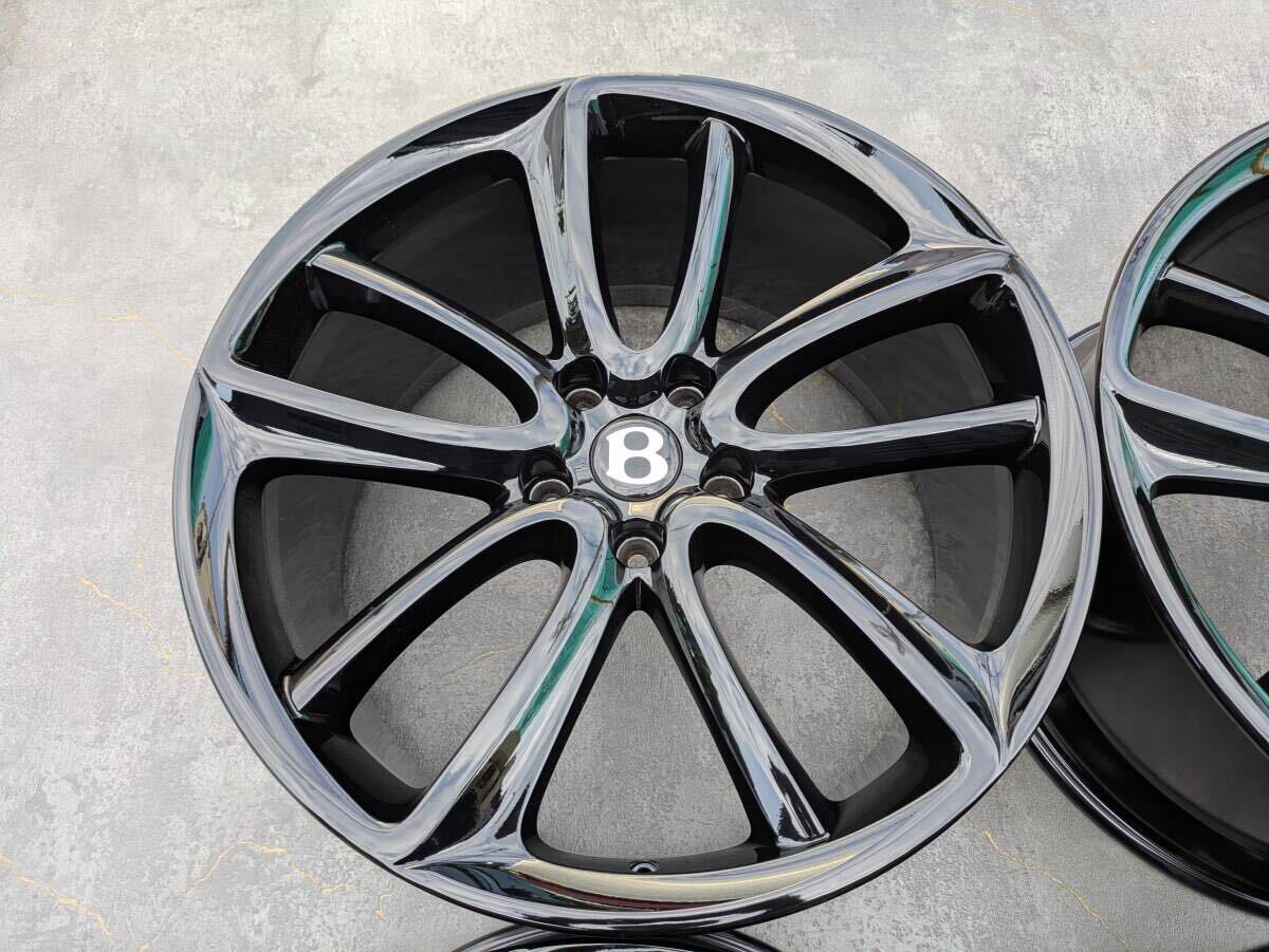 ベントレー コンチネンタル GT BBS製 鍛造 純正 22インチ 9.5J +71 / 11J +62 PCD130 グロスブラック 4本