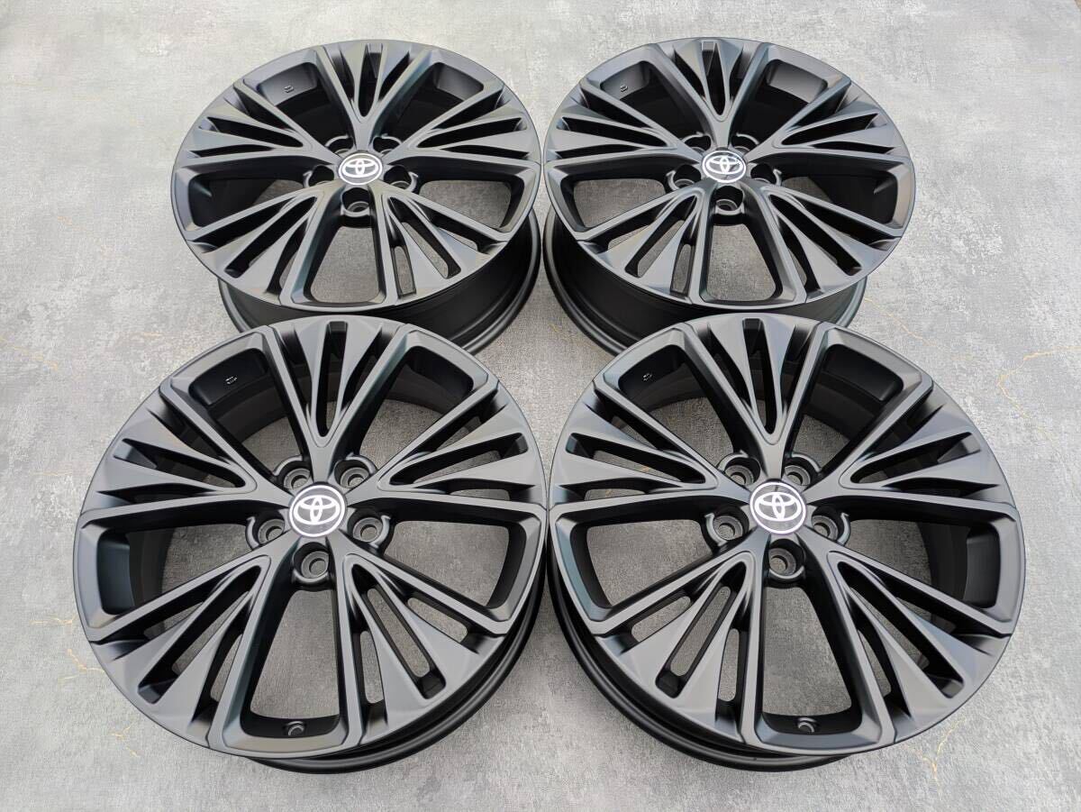 トヨタ 60系 プリウス 純正 19インチ 6.5J +40 PCD114.3 サテンブラック 4本