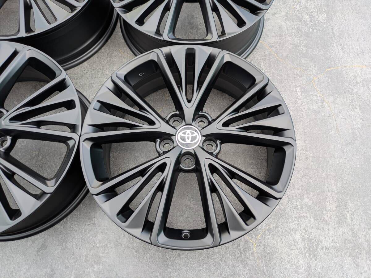 トヨタ 60系 プリウス 純正 19インチ 6.5J +40 PCD114.3 サテンブラック 4本