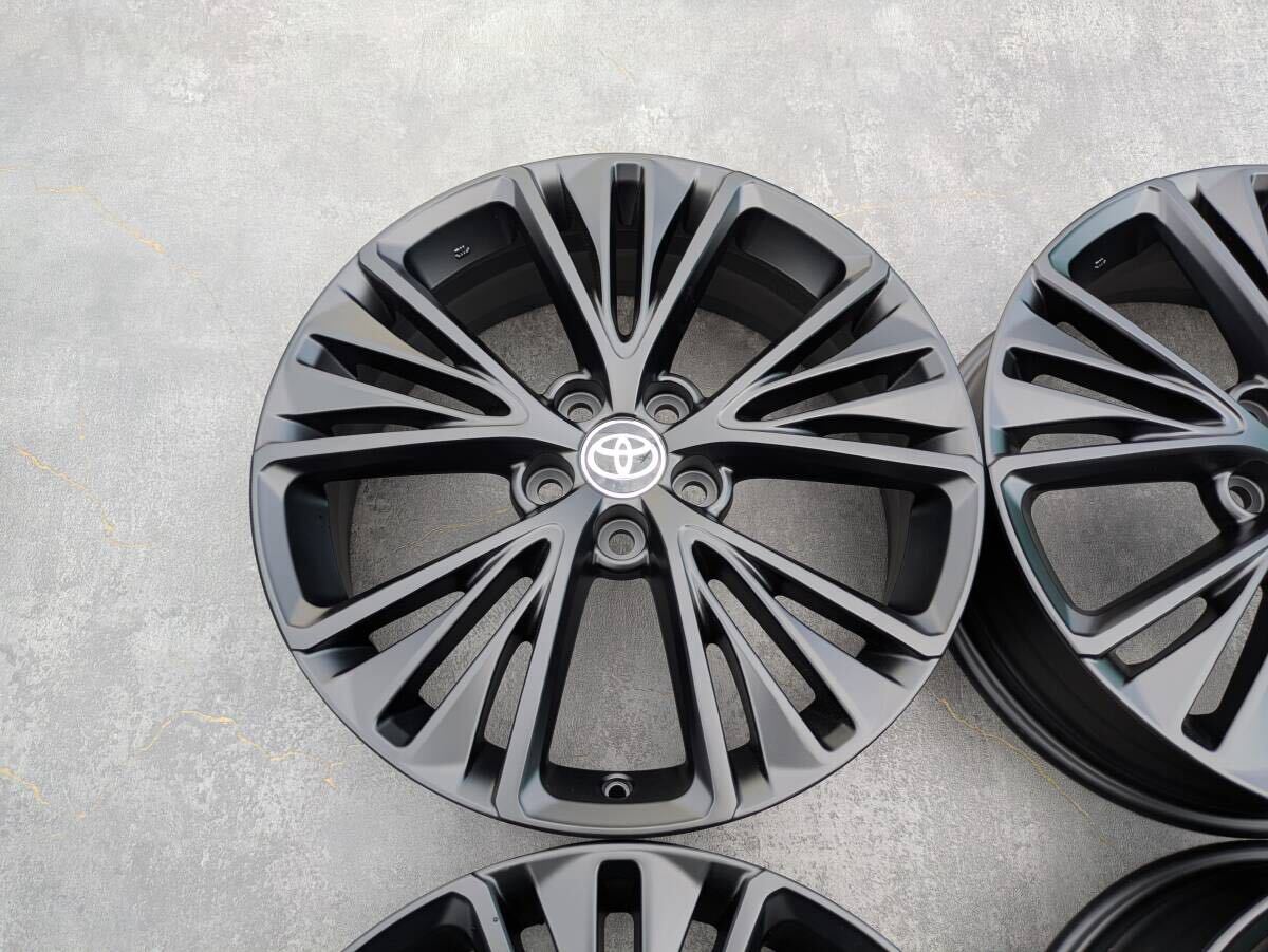 トヨタ 60系 プリウス 純正 19インチ 6.5J +40 PCD114.3 サテンブラック 4本