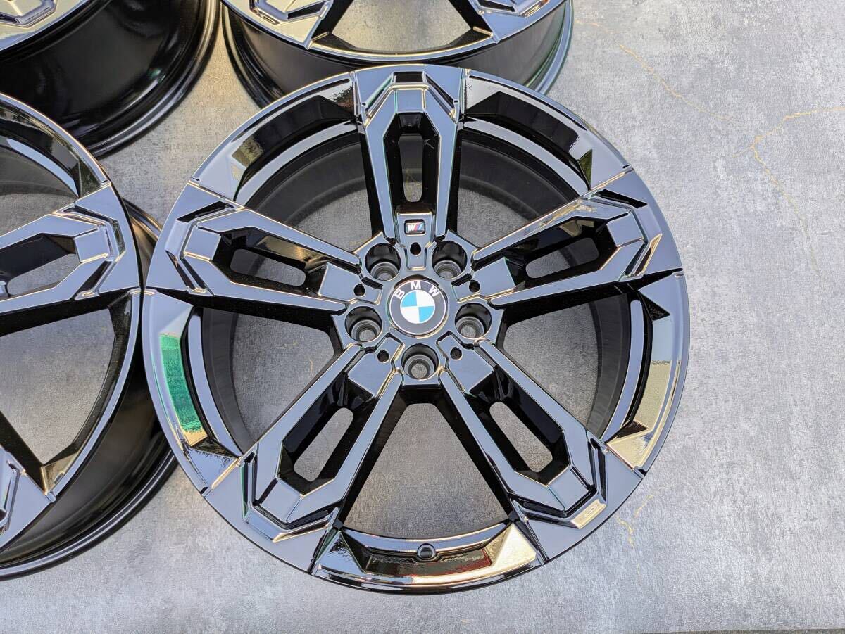 BMW iX1 Mスポーツ ダブルスポーク スタイリング 871M 純正 19インチ 8J +46 PCD112 グロスブラック 4本