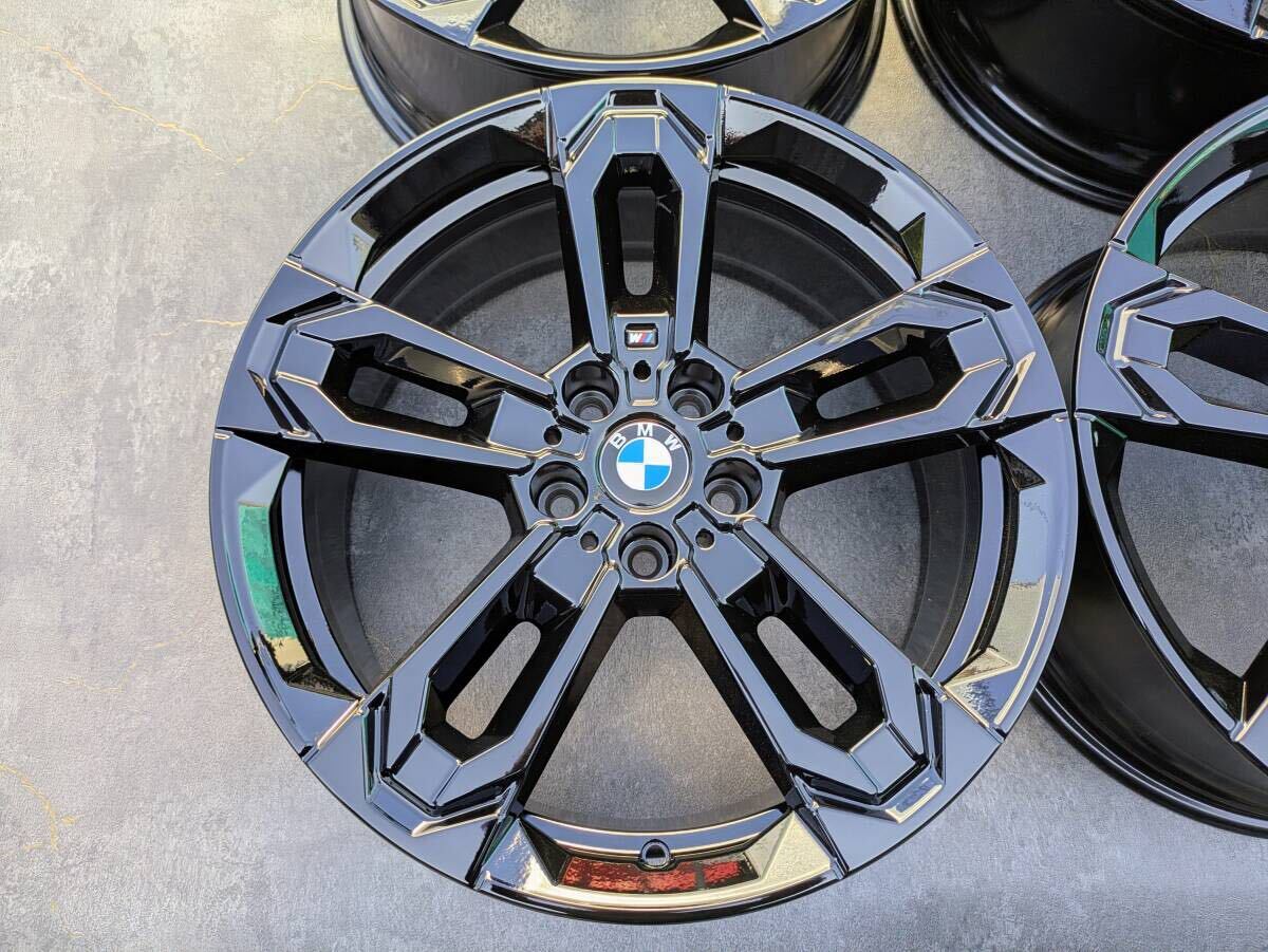 BMW iX1 Mスポーツ ダブルスポーク スタイリング 871M 純正 19インチ 8J +46 PCD112 グロスブラック 4本