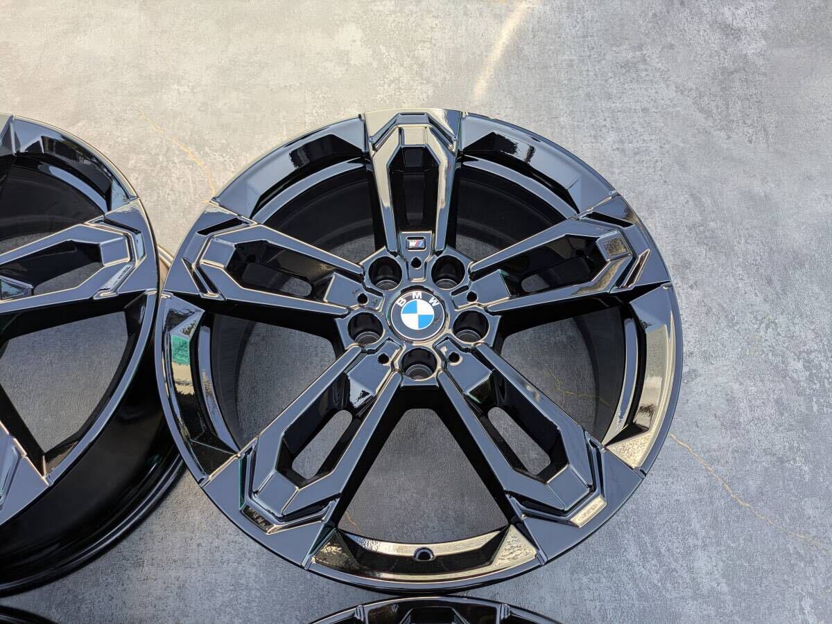 BMW iX1 Mスポーツ ダブルスポーク スタイリング 871M 純正 19インチ 8J +46 PCD112 グロスブラック 4本