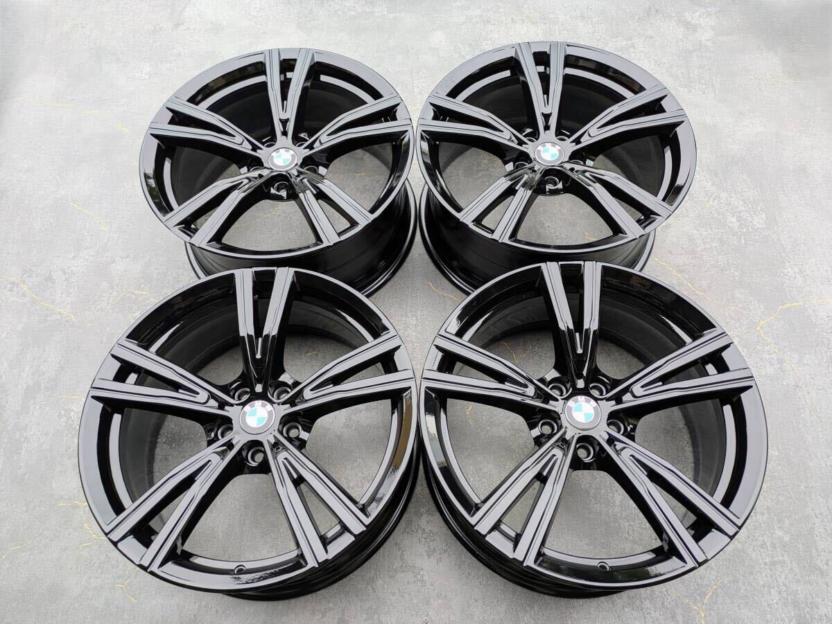 BMW G20 G21 3シリーズ Individual ダブルスポーク スタイリング 793i 純正 19インチ 8J +27 / 8.5J +40 PCD112 グロスブラック 4本