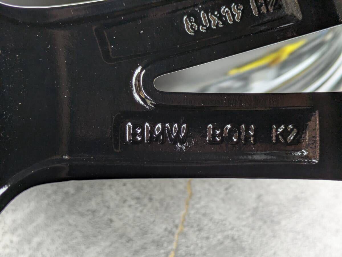 BMW G20 G21 3シリーズ Individual ダブルスポーク スタイリング 793i 純正 19インチ 8J +27 / 8.5J +40 PCD112 グロスブラック 4本