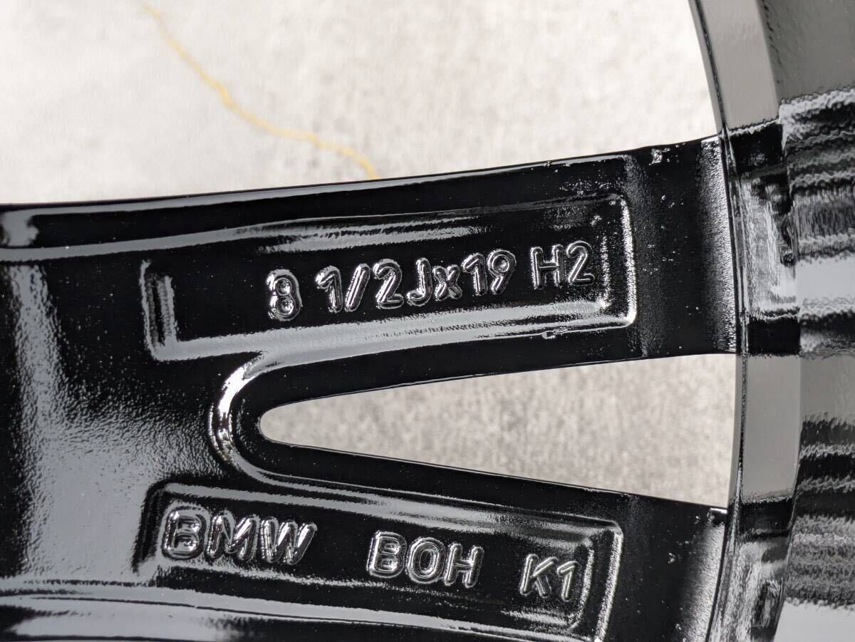 BMW G20 G21 3シリーズ Individual ダブルスポーク スタイリング 793i 純正 19インチ 8J +27 / 8.5J +40 PCD112 グロスブラック 4本