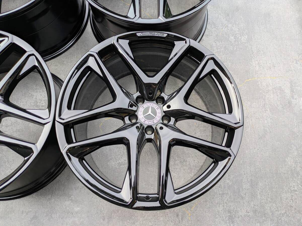 メルセデスベンツ AMG W167 C167 GLEクラス 純正 21インチ 10J +51 / 11J +47 PCD112 グロスブラック 4本