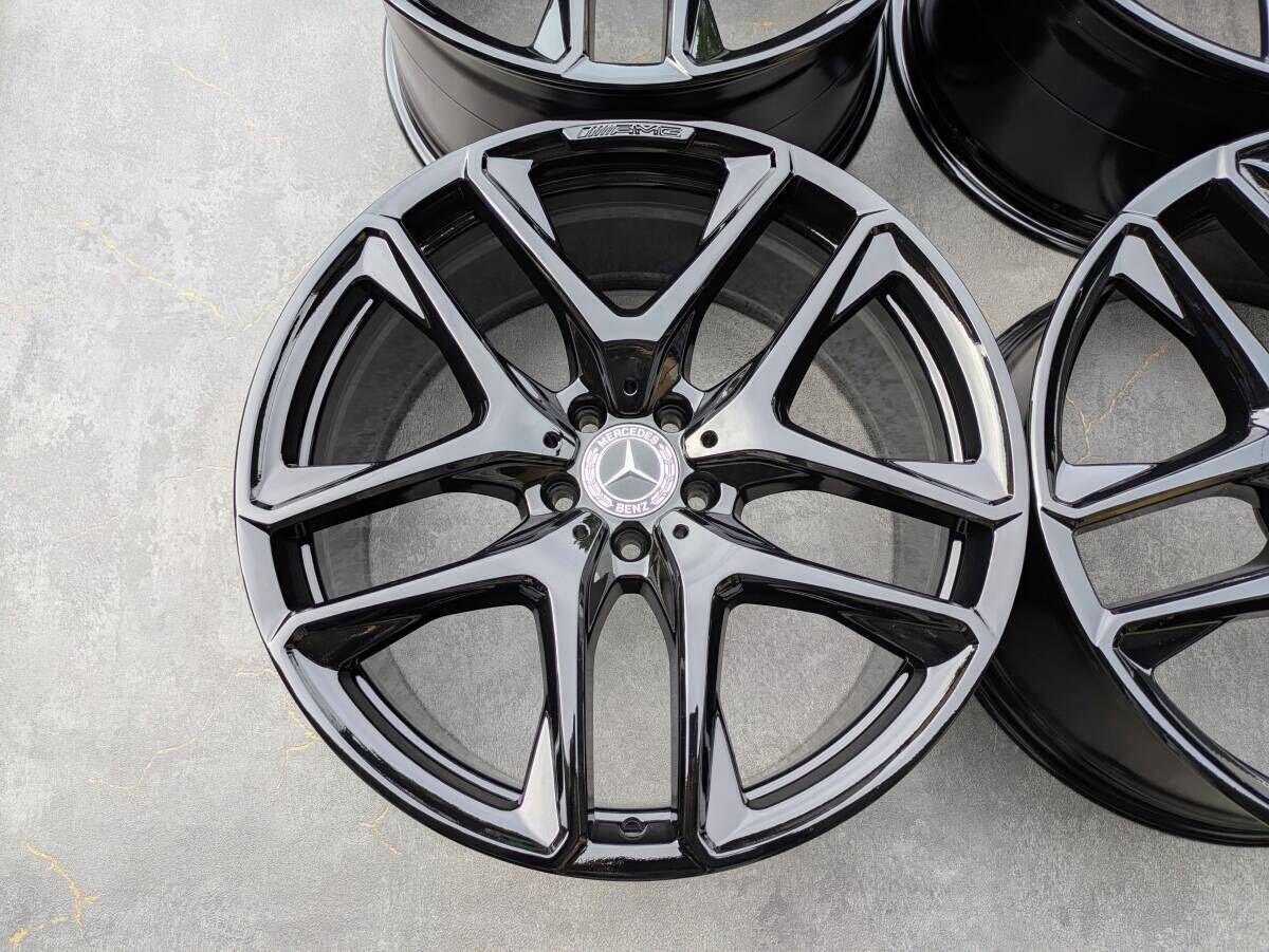 メルセデスベンツ AMG W167 C167 GLEクラス 純正 21インチ 10J +51 / 11J +47 PCD112 グロスブラック 4本