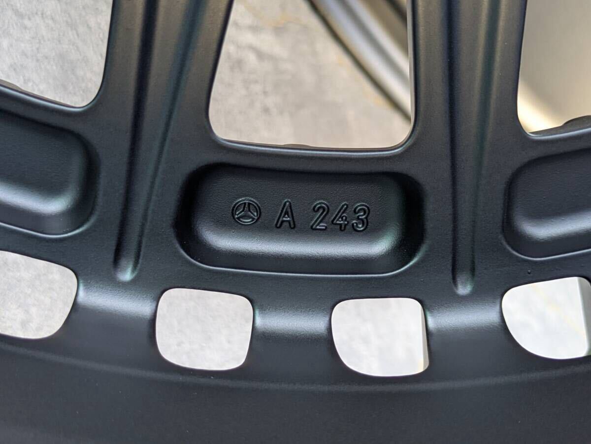 メルセデスベンツ AMG H243 EQAクラス 純正 20インチ 8.5J +50.5 PCD112 サテンブラック 4本