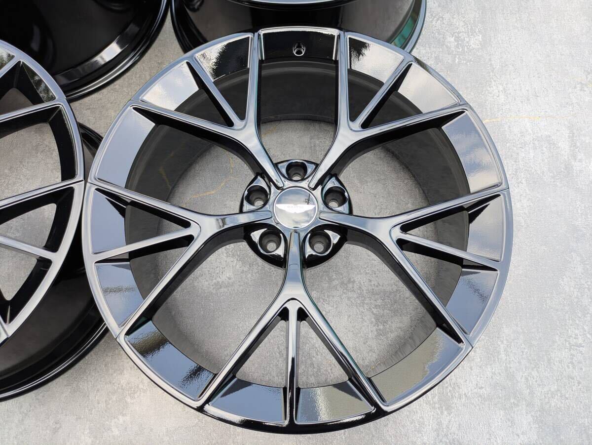 ASTON MARTIN アストンマーティン DBX 707 鍛造 純正OP フォルティス 23インチ 10J +56 / 11.5J +48 PCD128 グロスブラック 4本