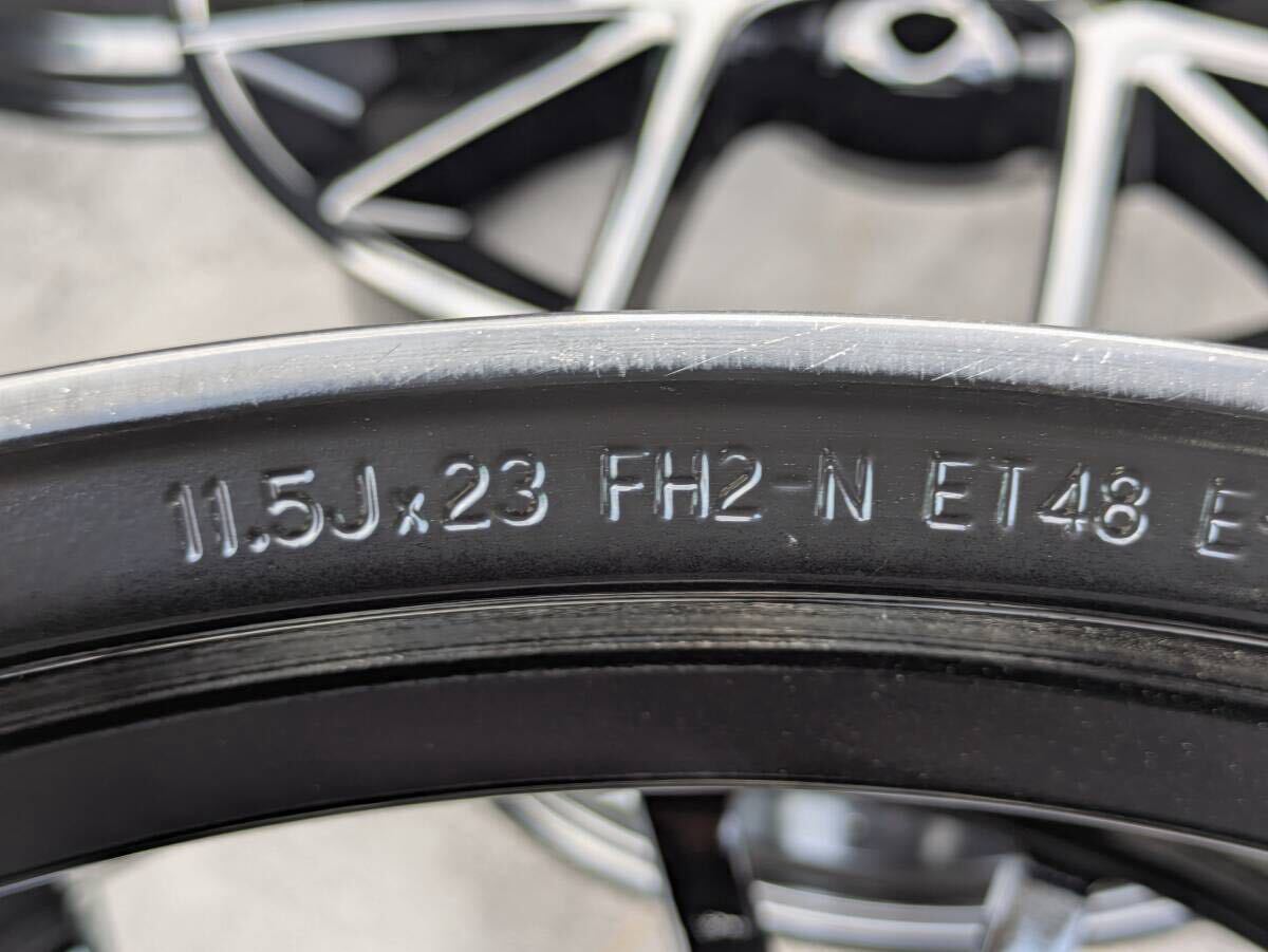 ASTON MARTIN アストンマーティン DBX 707 鍛造 純正OP フォルティス 23インチ 10J +56 / 11.5J +48 PCD128 グロスブラック 4本