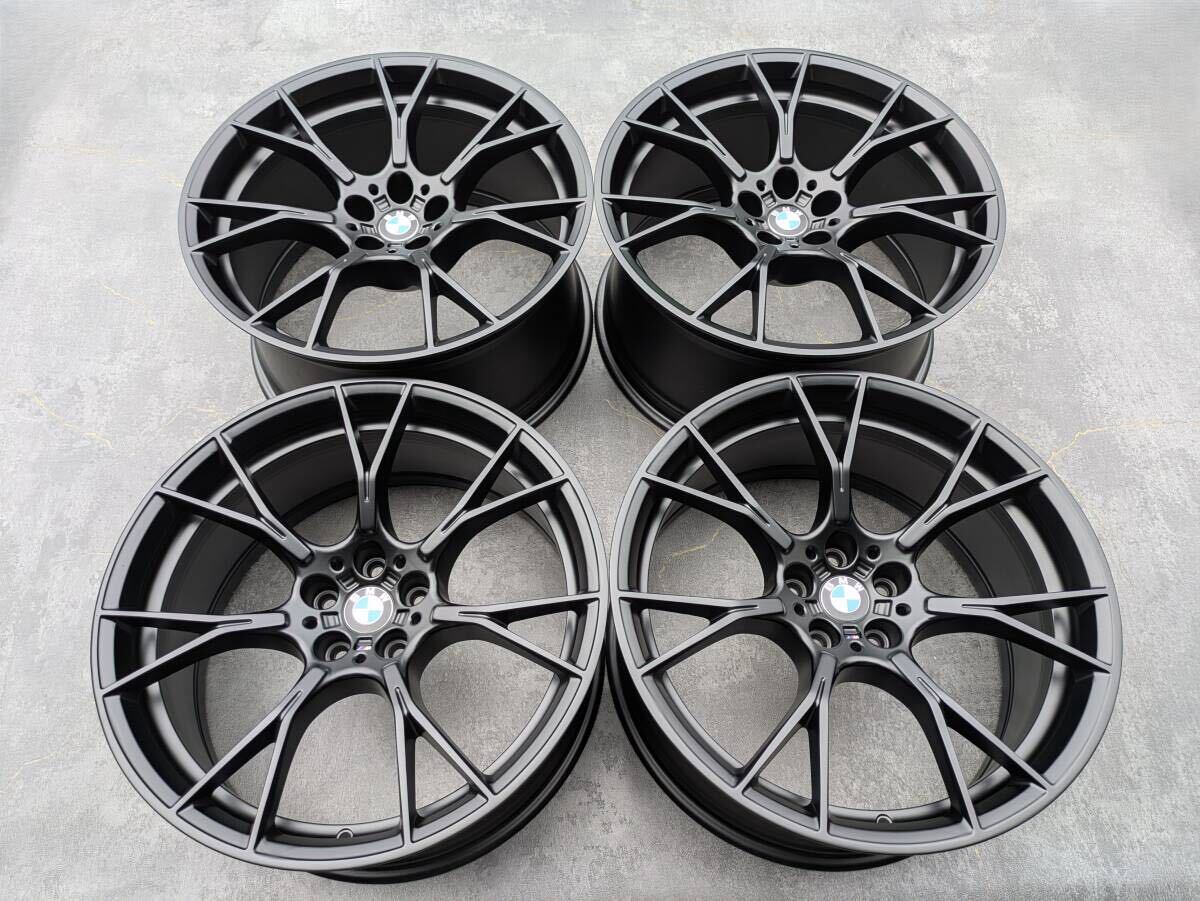 BMW F90 M5 コンペティション Mスポーツ Yスポーク 789M 鍛造 純正 20インチ 9.5J +28 / 10.5J +28 PCD112 サテンブラック 4本