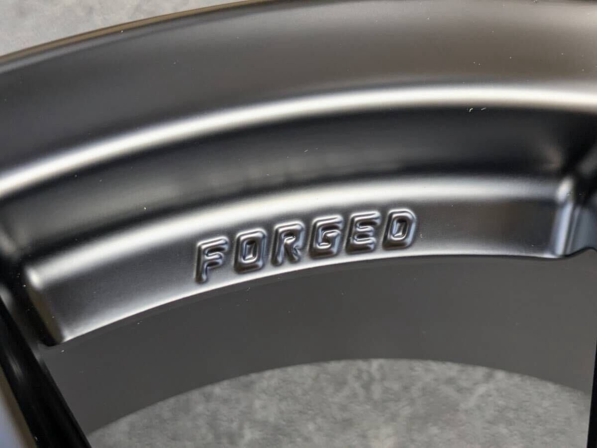 トヨタ GR ヤリス RZ ハイパフォーマンス BBS製 鍛造 純正 18インチ 8J +45 PCD114.3 サテンブラック 4本