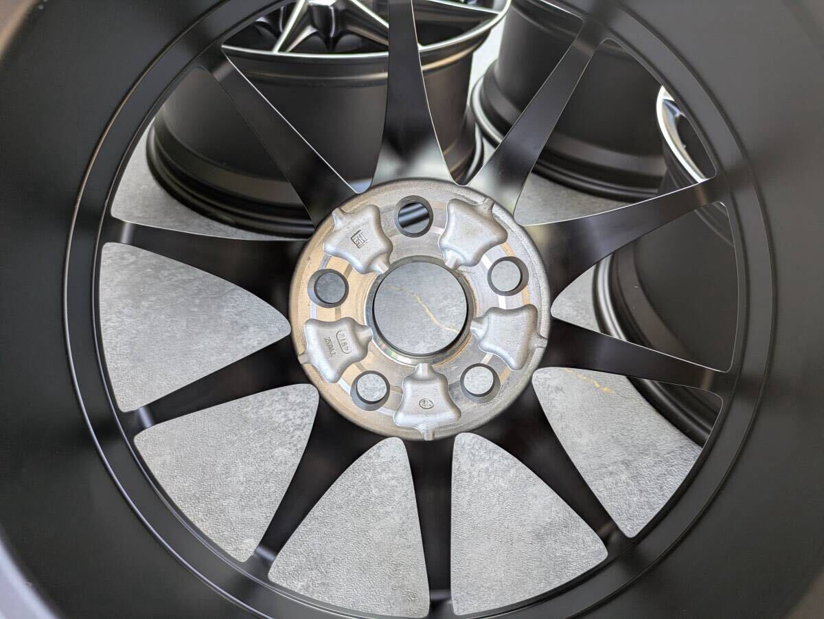 トヨタ GR ヤリス RZ ハイパフォーマンス BBS製 鍛造 純正 18インチ 8J +45 PCD114.3 サテンブラック 4本