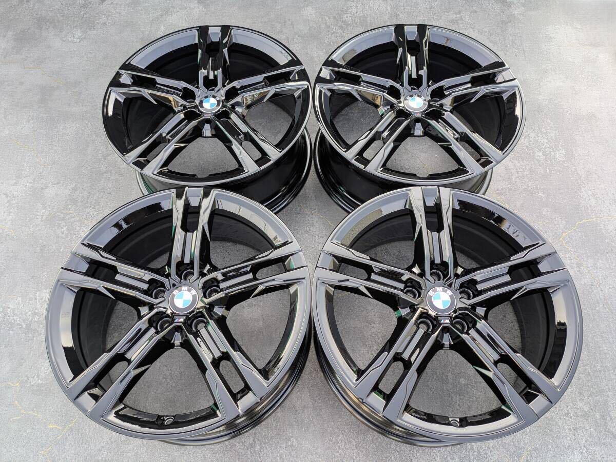 BMW F40 1シリーズ F44 2シリーズ Mスポーツ ダブルスポーク スタイリング 556M 純正 18インチ 8J +54 PCD112 グロスブラック 4本