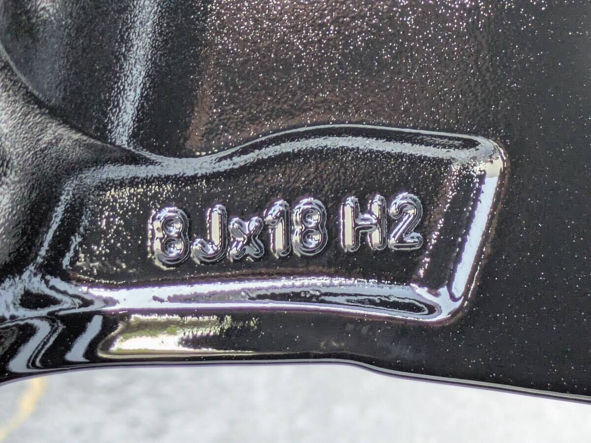 BMW F40 1シリーズ F44 2シリーズ Mスポーツ ダブルスポーク スタイリング 556M 純正 18インチ 8J +54 PCD112 グロスブラック 4本