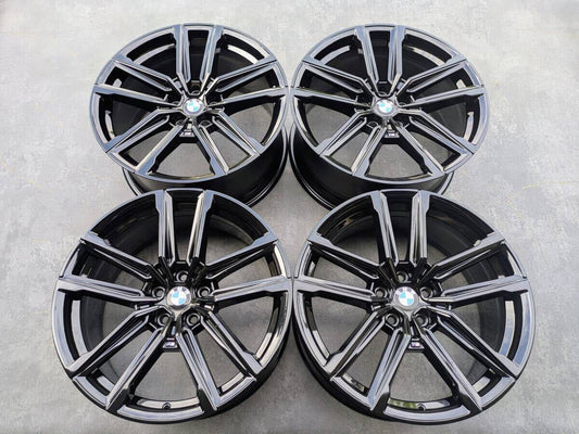 BMW G42 2シリーズ Mスポーツ ダブルスポーク スタイリング 797M 純正 19インチ 8J +27 / 8.5J +40 PCD112 グロスブラック 4本