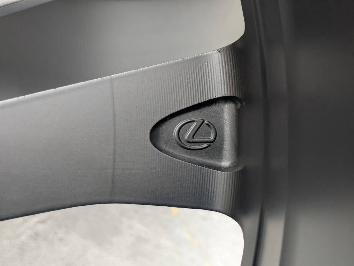 レクサス NX バージョンL 純正 20インチ 7.5J +35 PCD114.3 サテンブラック 4本