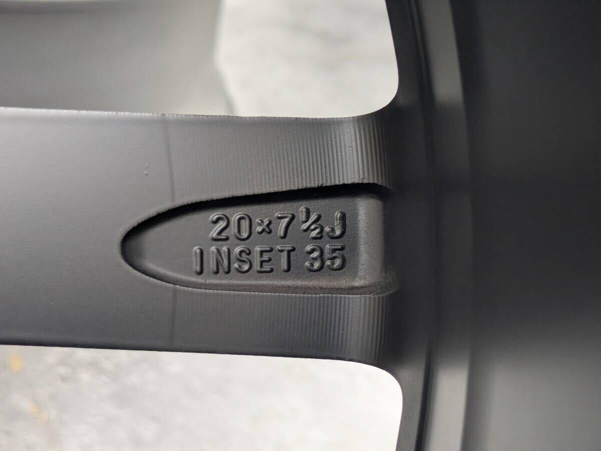 レクサス NX バージョンL 純正 20インチ 7.5J +35 PCD114.3 サテンブラック 4本