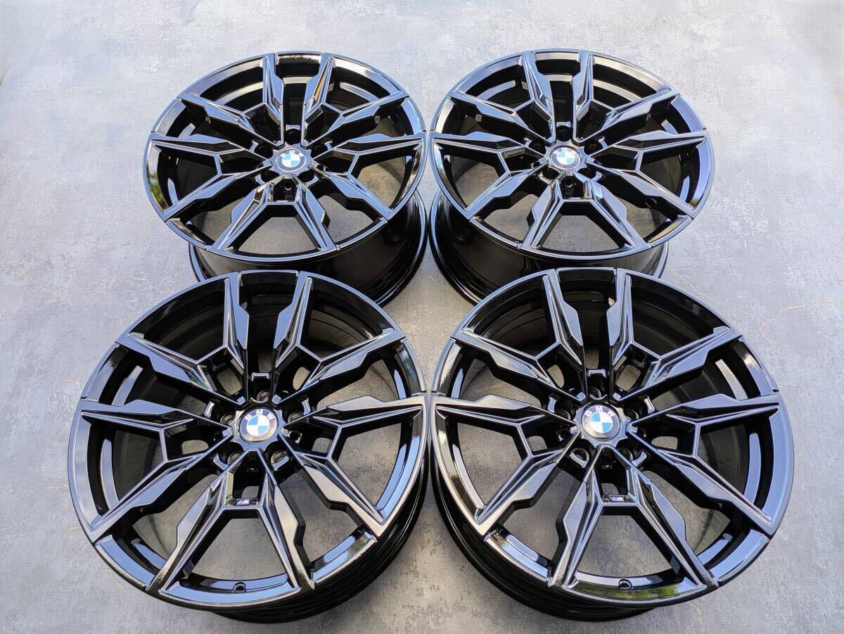BMW G26 4シリーズ Mスポーツ ダブルスポーク スタイリング 861M 純正 19インチ 8.5J +35 / 9J +42 PCD112 グロスブラック 4本