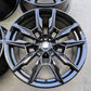 BMW G26 4シリーズ Mスポーツ ダブルスポーク スタイリング 861M 純正 19インチ 8.5J +35 / 9J +42 PCD112 グロスブラック 4本