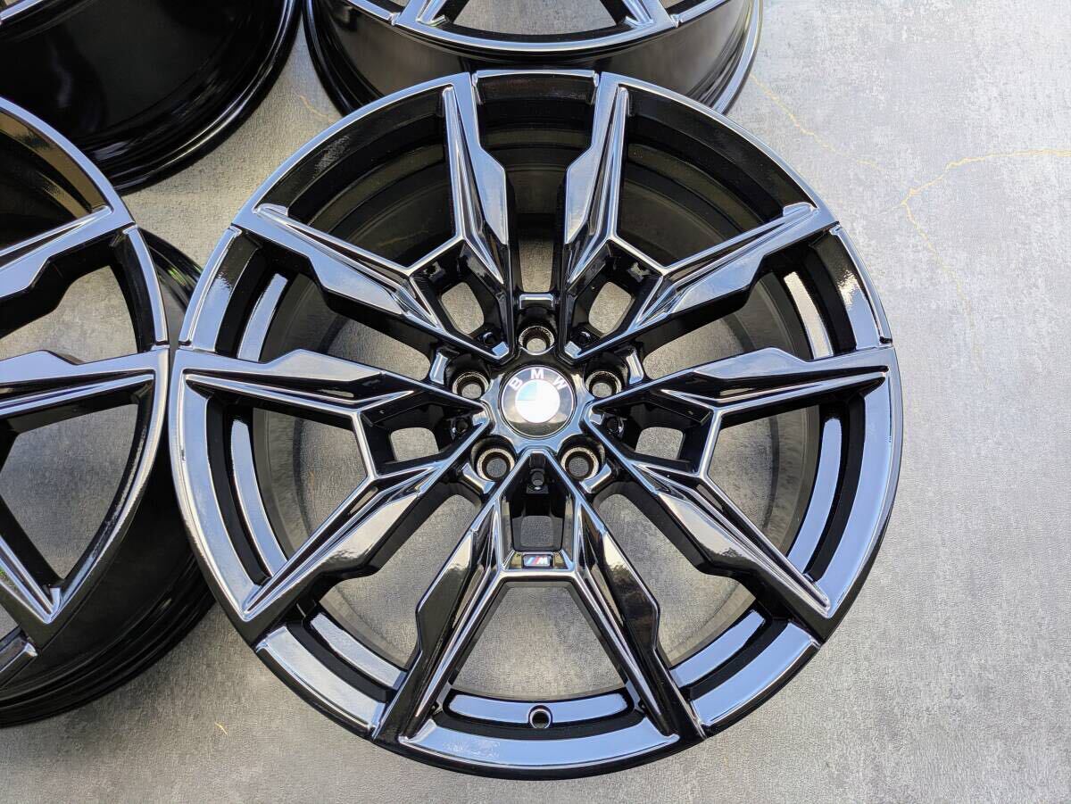 BMW G26 4シリーズ Mスポーツ ダブルスポーク スタイリング 861M 純正 19インチ 8.5J +35 / 9J +42 PCD112 グロスブラック 4本
