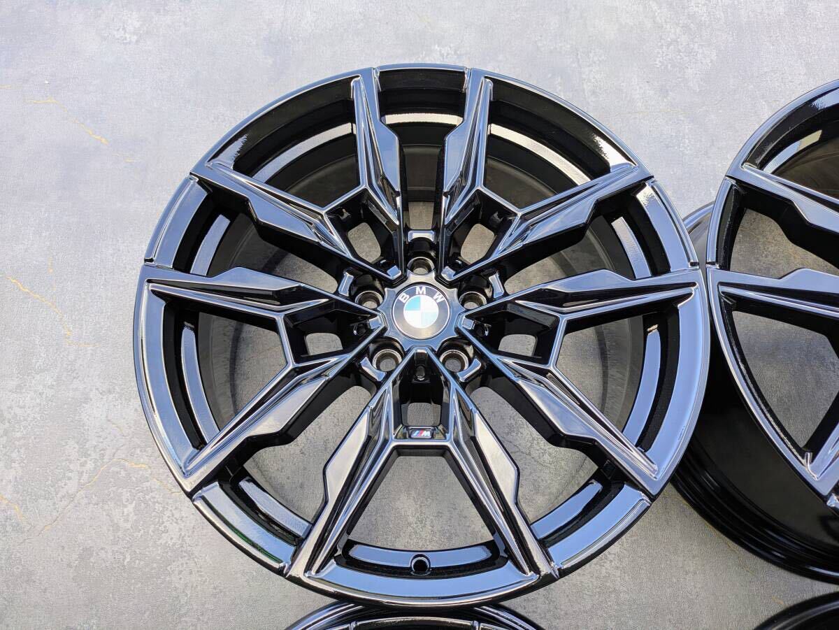 BMW G26 4シリーズ Mスポーツ ダブルスポーク スタイリング 861M 純正 19インチ 8.5J +35 / 9J +42 PCD112 グロスブラック 4本