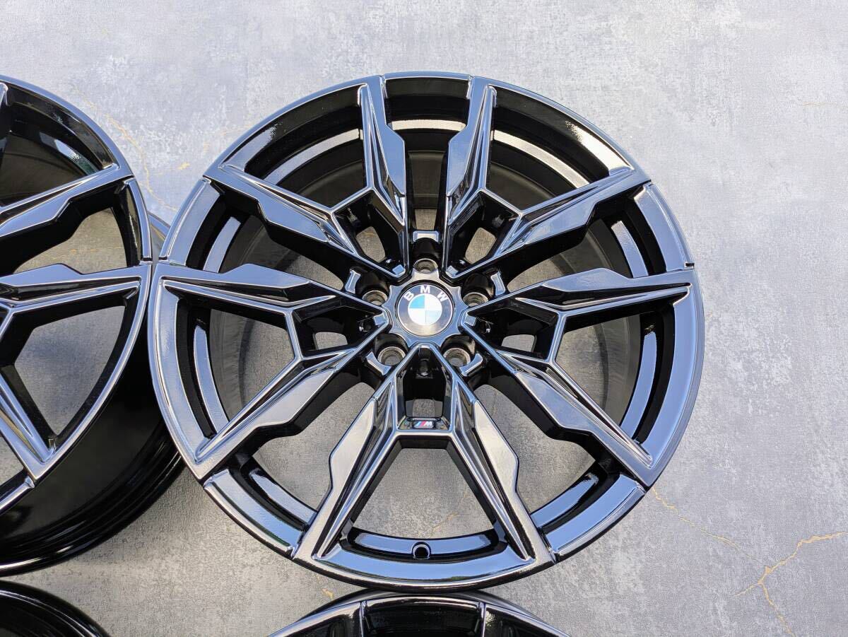 BMW G26 4シリーズ Mスポーツ ダブルスポーク スタイリング 861M 純正 19インチ 8.5J +35 / 9J +42 PCD112 グロスブラック 4本