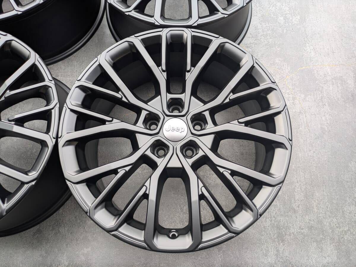 Jeep ジープ グランドチェロキー L SUMMIT RESERVE 最上級グレード 純正 21インチ 9J +50 PCD127 サテンブラック 4本